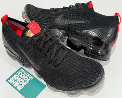 NIKE AIR VAPORMAX FLYKNIT 3 SNAKESKIN BLACK GOLD CRIMSON RED  display picture 2