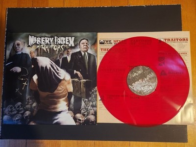 MISERY INDEX Traitors LP red Vinyl  Relapse Records  death metal heavy grindcore