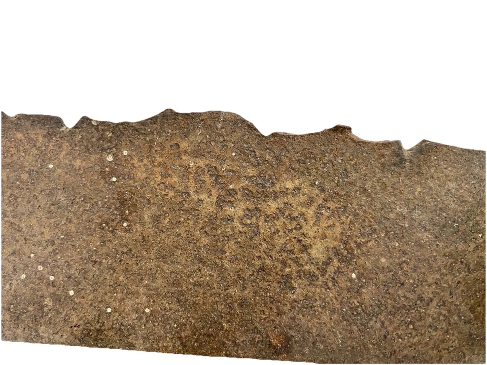 Antiguo machete de hoja dentada con mango de madera, 21-3/4" de largo Foto 4 de 4