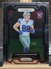 LUKE SCHOONMAKER RC 2023 Panini Prizm Football #325 ROOKIE CARD Dallas Cowboys