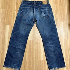 SAMURAI JEANS S526XX2 Kojiro Model Indigo W34 L36 Vintage Denim Jeans
