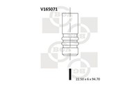 BGA Auslassventil V165071 FüR Abarth Alfa Romeo Passend FüR Fiat Lancia Opel