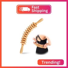Wood Therapy Massage Tools 12 Roller, Wooden Massager Stick 16.8 Inch,Lymphatic
