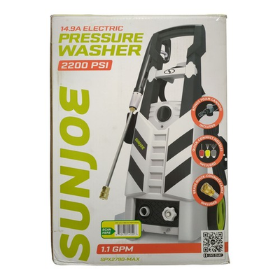 #ad #ad Sun Joe Electric Pressure Washer Foam Cannon 2200 PSI 1.1GPM White Black $182.39