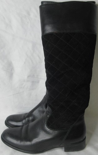 Gabor Womens Quilted Leather & Suede Boots US Size 8 Style 71-636-17 READ - Picture 1 of 13