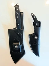 Pair of Caveman Style Knives with Sheaths – Never Used