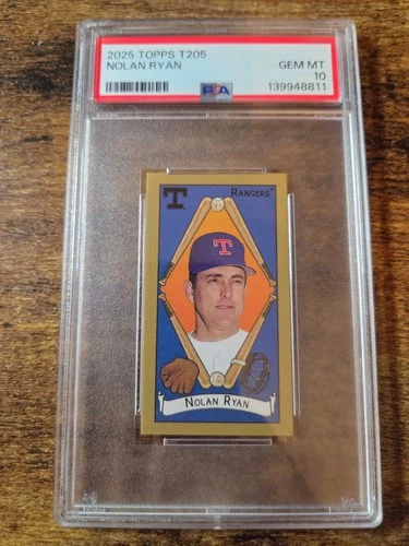2025 Topps T205 Nolan Ryan Mini PSA 10 Gem Mint Texas Rangers HOF
