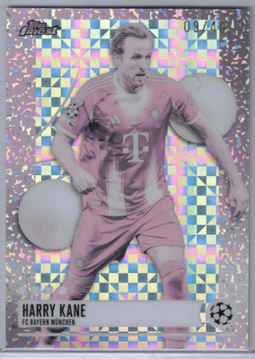 2025-26 Topps Finest UCC Harry Kane Pearl Checkerboard Refractor 9/40 Jersey #