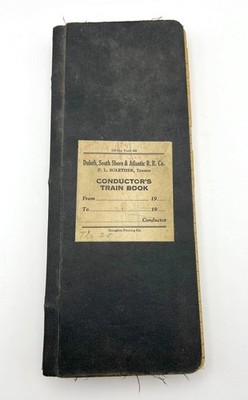 1954-1962 Schaffnerzug Buch gefüllt Duluth South Shore Atlantic Railway UP