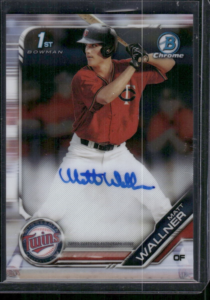 2019 Bowman Draft Matt Wallner Chrome Auto #CDA-MW Twins
