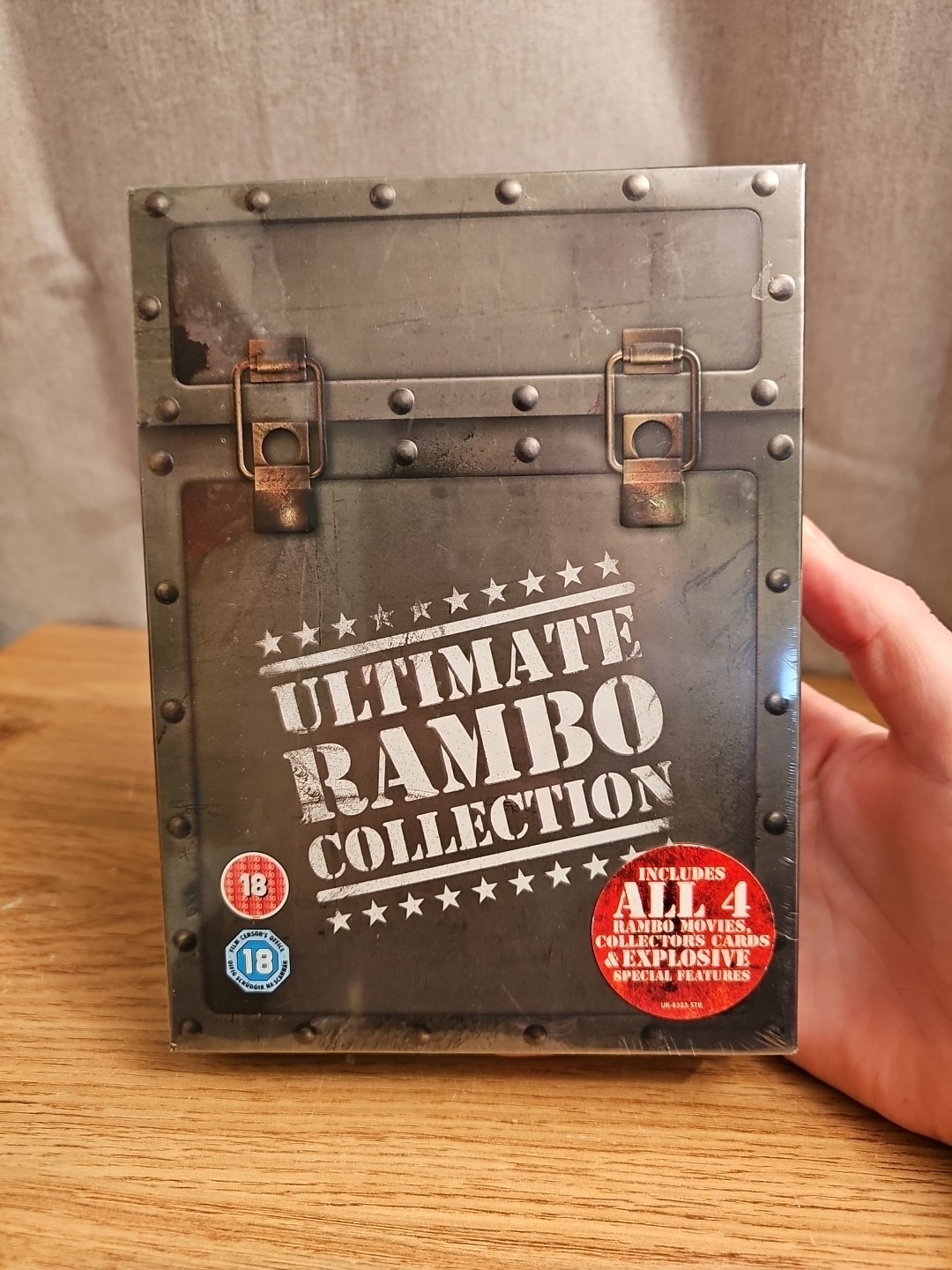 Rambo - Ultimate Collection (18) 4 Disc DVD Brand New UK Release Genuine Fast
