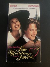 Four Weddings And A Funeral VHS, 1994