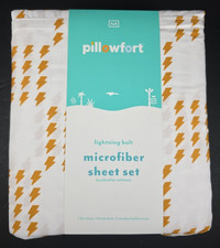 Pillowfort For Target Microfiber Kids' Sheet Set Full Size Lightning Bolt
