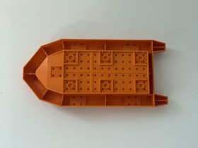 LEGO 62812 Orange Large Rubber Raft Boat Hull City Coast Guard 7726 Genuine