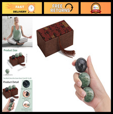 Set of 3 Chinese Stress Relief Baoding Balls, 1.38" Hand Therapy Exercise Balls,