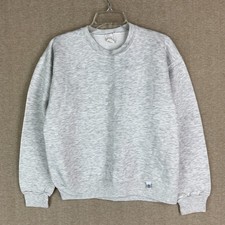 Vintage 90s Pro Spirit Sweatshirt Mens M Gray Made in USA Crewneck Fleece Blank