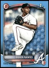 2025 Bowman #BP-87 Didier Fuentes Prospects Sky Blue #/499
