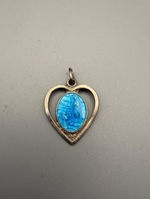 Antique Italian Enamel Religious Pendant