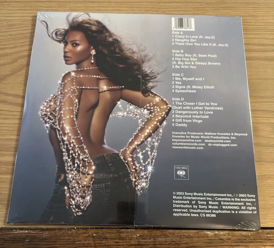 🐝BRAND NEW SEALED Beyoncé Dangerously in Love 2xLP Vinyl 2003 UNOFFICIAL RARE🐝 - Image 2 of 4