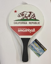 Set Of 2 Smashball California Republic Paddles Racquets And Ball Pacific Sports
