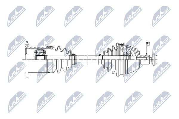 NTY Antriebswelle NPW-AU-069 FüR Audi-image