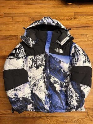 Supreme x The North Face Mountain Baltoro Puffer Blue Men s Size Large Clean Con