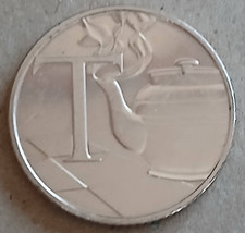 2019 T -Tea 10p Coin. Very Low Mintage A to Z Alphabet.