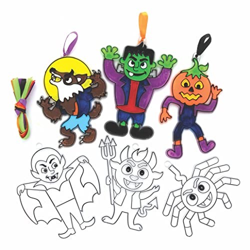 Baker Ross Halloween SonnenfäNger FE775 Dekorationen 10Er-Pack, SonnenfäNger-image