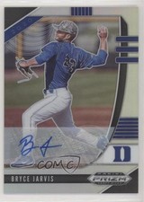 2020 Panini Prizm Draft Picks Silver Prizm Auto Bryce Jarvis #PDP18 Auto 07d9
