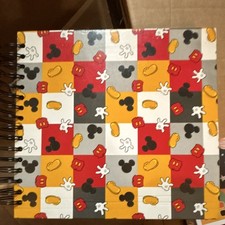 Walt Disney World Mickey Mouse Spiral-Bound Photo Album Disneyland 2001