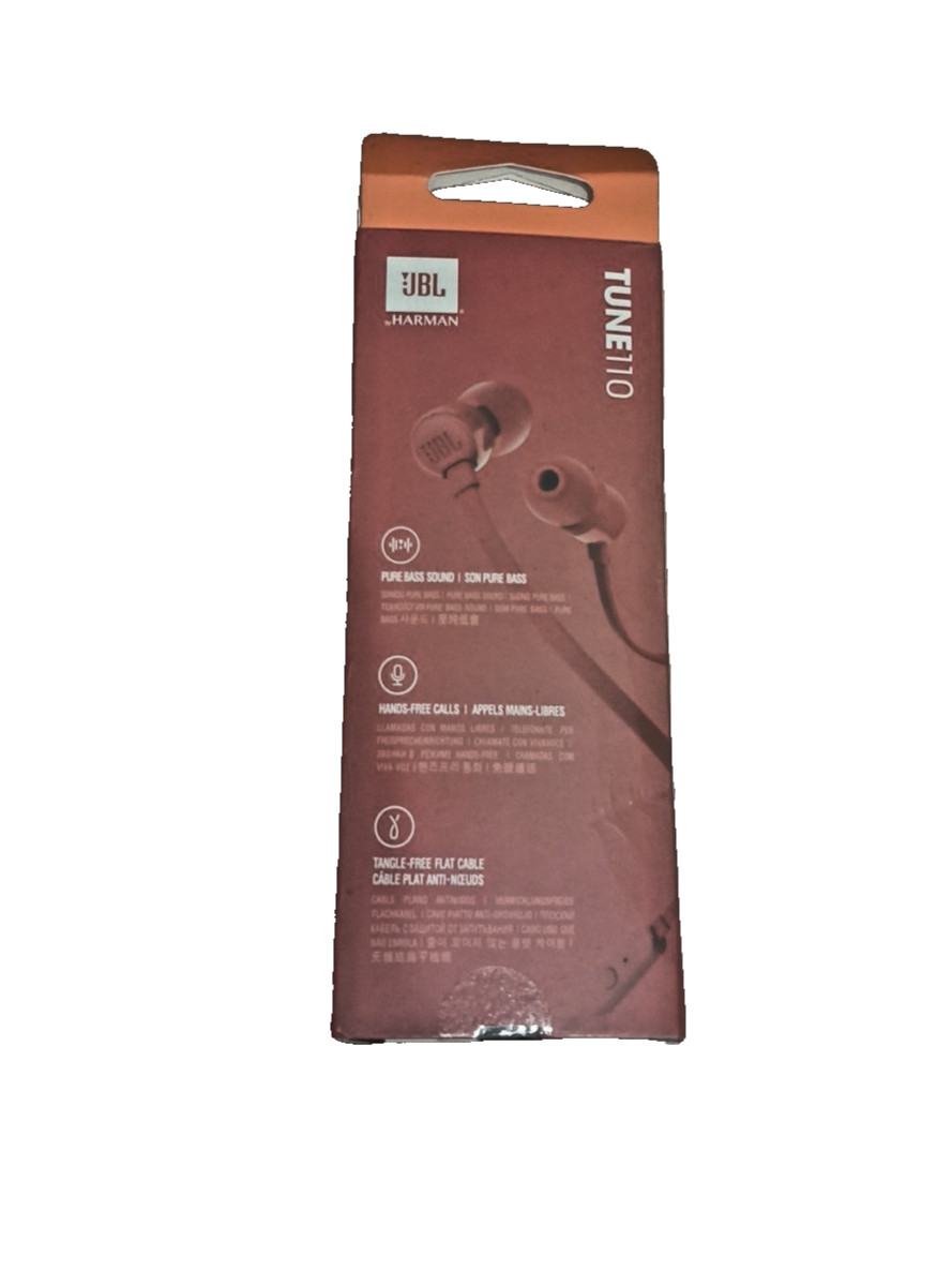 JBL TUNE 110 Cuffie In-Ear JBLT110REDπππππΆπΆππ foto 3