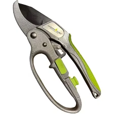 8 In. Heavy-Duty Ratchet Pruning Shears for Weak Hands