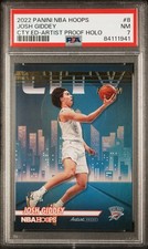 Josh Giddey NBA Hoops City Edition Artist Proof Holo PSA 7 (#8) 2022/23