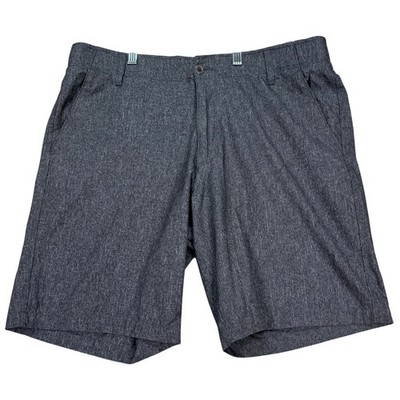 Swiss Tech Performance Hybrid Shorts Mens 36 Gray Heather Flat Front Golf EUC