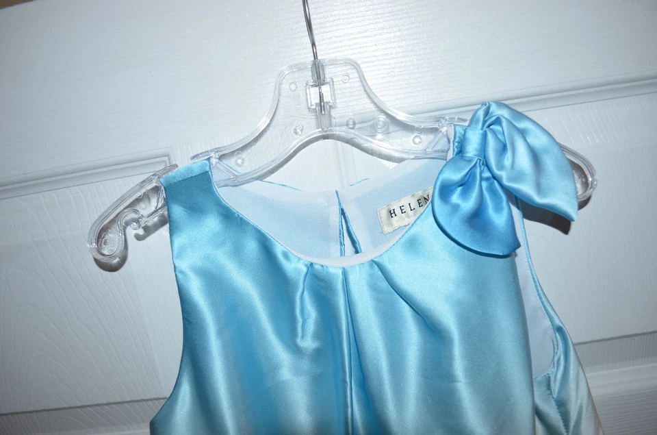 Helena Girls Watercolor Silk Dress Size 4 Chasing Fireflies - NEW Beautiful - Image 2 of 4