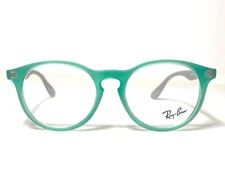 RAY-BAN RB 1554 3673 TEAL GREEN AUTHENTIC ROUND KIDS EYEGLASSES RX 46-16-130 NEW