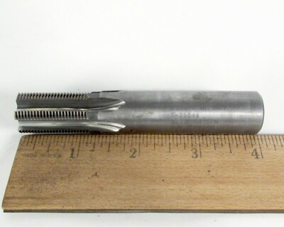 Hanson Whitney E-35144 Thread Tapering Tap 6 Flute Total Length 4'' Diameter 3/4''
