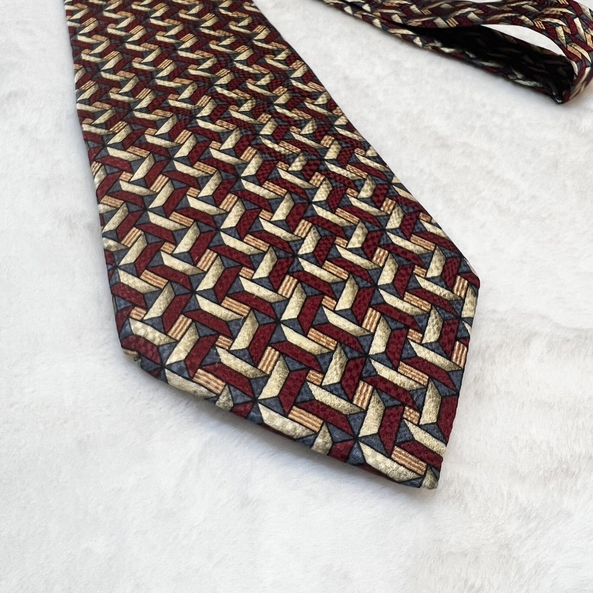 美品 Abercrombie&Fitch 40sヴィンテージ ネクタイ VINTAGE ABERCROMBIE & FITCH Gentlemans Outfitters Print