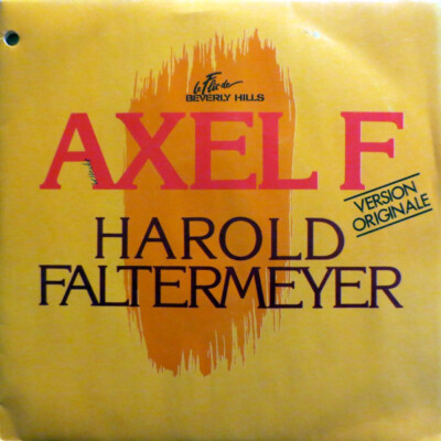 Harold Faltermeyer - Axel F (Version Originale) 1984 7'', Single MCA Records 2590