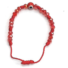 Red Baby Bracelet with Red Crystal