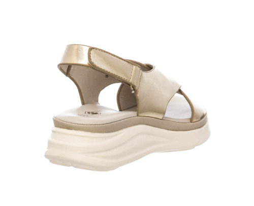 LUMBERJACK SANDALO CON FASCE DONNA SWG4506 005 ORO STRAPPO DAL 36 AL 40 NEW - Imagen 3 de 5
