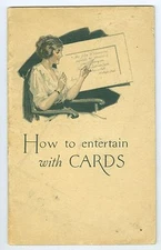1921 The U.S. Playing Card Company, How to Entertain with Cards, 43 Pages