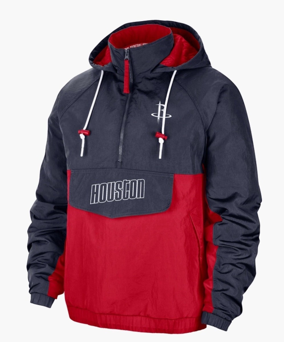 Rare Houston Rockets 🚀 NIKE MENS NIKE NBA PREMIUM JACKET RED