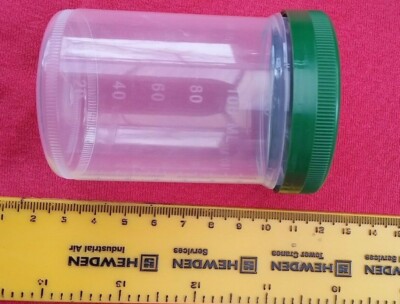 120ml Klar Neu Kleine Runde Leere Kunststoff Wasserdicht Vorratsgläser/Behälter 