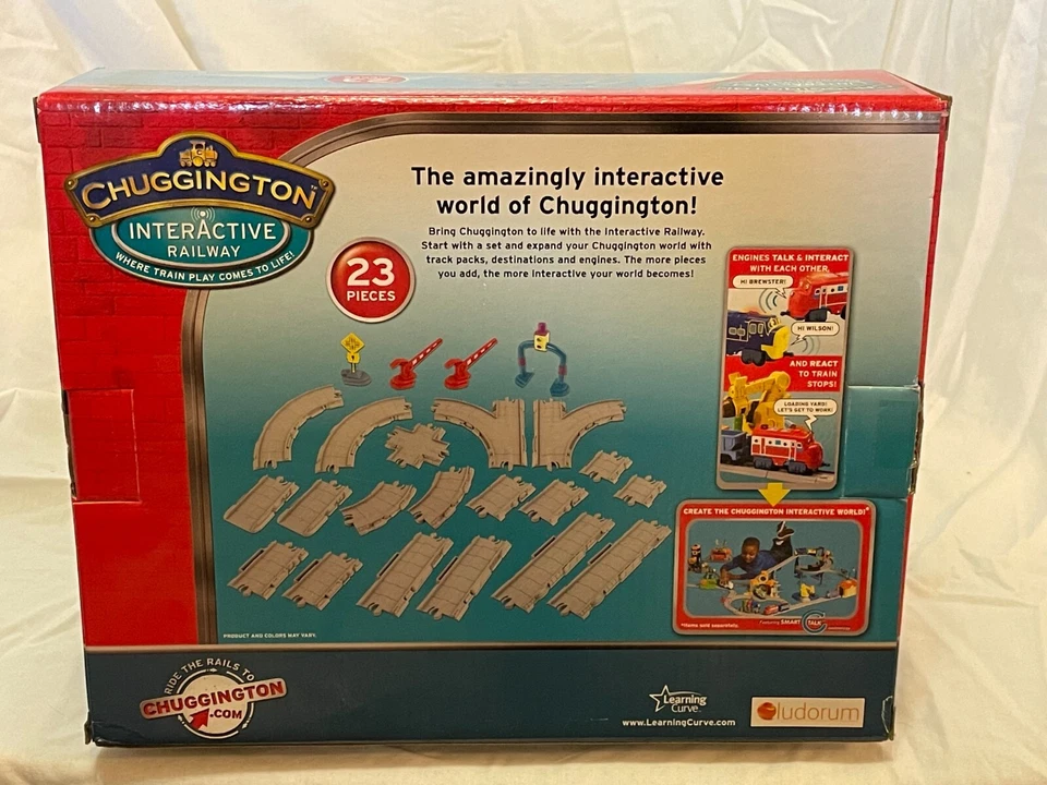 New Chuggington Interactive Railway Straight & Curved Track Pack - Free Shipping - Image 2 of 2