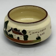 Vintage Torquay Pottery Motto Ware Small Sugar Bowl Pot Sandown IOW 3in