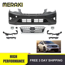 Fits 2013-2015 Subaru XV Crosstrek New Front Bumper Grille W/ Fog Lights Kit