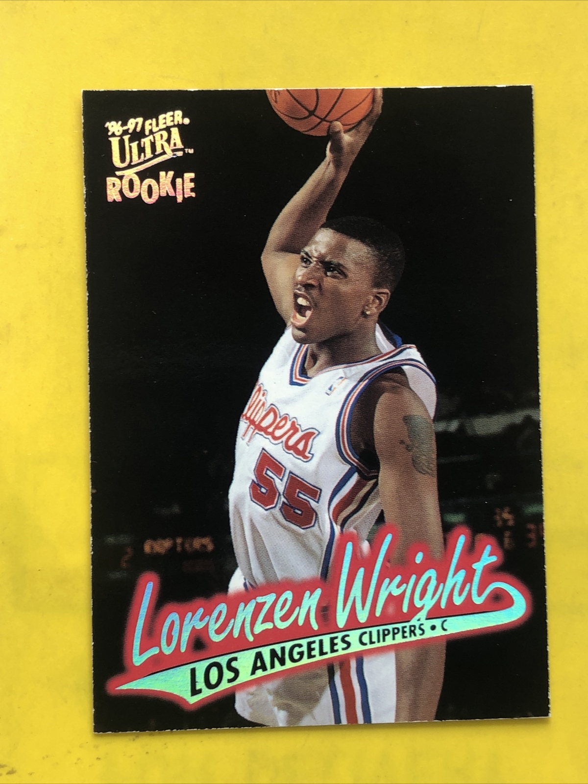1996-97 Fleer Ultra Lorenzen Wright Rookie #51