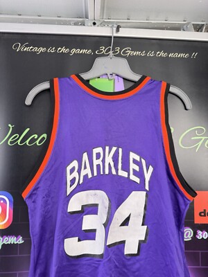 Vintage CHAMPION Charles Barkley #34 Phoenix Suns NBA Basketball