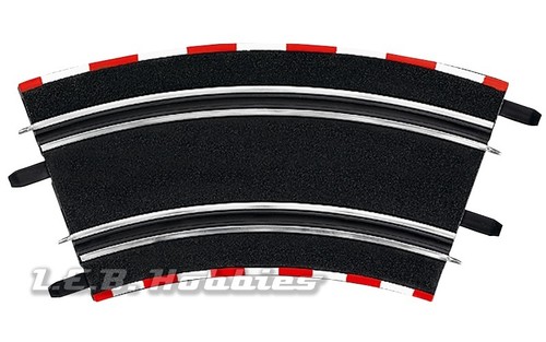 Carrera GO!!! High Banked Curve 2/45º for 1/43 slot car track, 4/pk 61646 - 第 1/1 張圖片